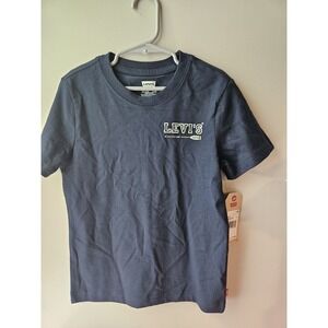 Levi's Boys NAVY Blue Tshirt Sz 6
